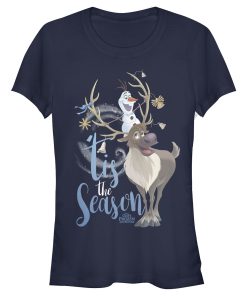 Junior’s Frozen Christmas Olaf Season T-Shirt