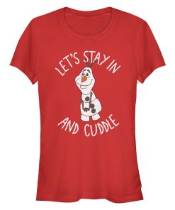 Junior’s Frozen Olaf Cuddle T-Shirt