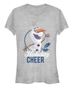Junior’s Frozen Olaf Holiday Cheer T-Shirt