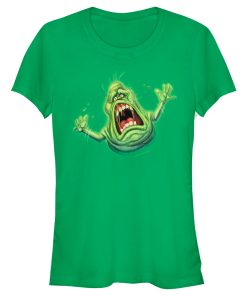 Junior’s Ghostbusters Cartoon Slimer T-Shirt