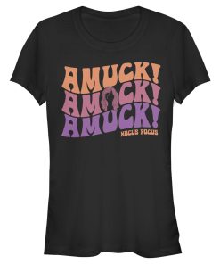 Junior’s Hocus Pocus Amuck Phrase T-Shirt