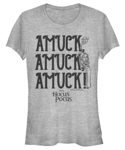 Junior’s Hocus Pocus Amuck Quote T-Shirt