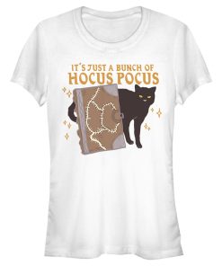 Junior’s Hocus Pocus Binx Spellbook T-Shirt