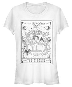 Junior’s Hocus Pocus Sanderson Sister Tarot Card T-Shirt