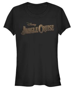 Junior’s Jungle Cruise Distressed Logo T-Shirt