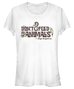 Junior’s Jungle Cruise Don’t Feed The Animals Logo T-Shirt