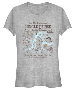 Junior’s Jungle Cruise Excursion Map T-Shirt