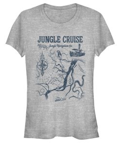 Junior’s Jungle Cruise Map of the Jungle T-Shirt