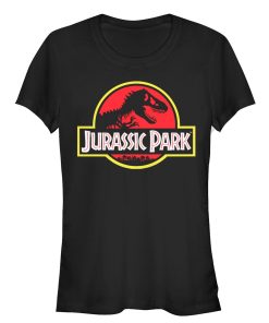 Junior’s Jurassic Park Bold Classic Logo T-Shirt