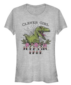Junior’s Jurassic Park Clever Girl Tattoo T-Shirt