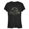 Junior’s Jurassic Park Dark Camo Logo T-Shirt
