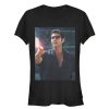 Junior’s Jurassic Park Dr. Malcolm Flare Distraction T-Shirt