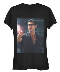 Junior’s Jurassic Park Dr. Malcolm Flare Distraction T-Shirt