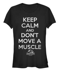 Junior’s Jurassic Park Keep Calm and Don’t Move a Muscle T-Shirt