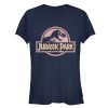 Junior’s Jurassic Park Logo Henna Print T-Shirt
