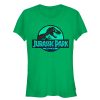 Junior’s Jurassic Park Ocean Ripple Logo T-Shirt