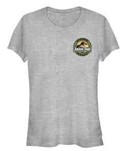 Junior’s Jurassic Park Park Staff Patch T-Shirt