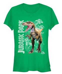 Junior’s Jurassic Park Raptor Dino Shadows T-Shirt
