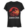 Junior’s Jurassic Park Skeleton Desert Logo T-Shirt