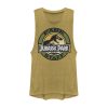 Junior’s Jurassic Park Staff Badge Festival Muscle Tee