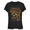 Junior’s Jurassic Park T. Rex Crayon Print T-Shirt