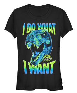 Junior’s Jurassic Park T. Rex Do What I Want T-Shirt