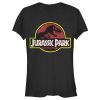 Junior’s Jurassic Park T Rex Logo T-Shirt