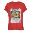 Junior’s Jurassic Park T. Rex Missing Pet T-Shirt