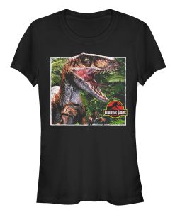 Junior’s Jurassic Park Velociraptor Is Hunting You From The Jungle T-Shirt