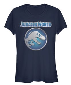 Junior’s Jurassic World Circle Logo T-Shirt