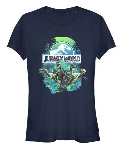 Junior’s Jurassic World Dinosaur Nature Scene T-Shirt