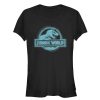 Junior’s Jurassic World Fallen Kingdom Glitch Logo T-Shirt
