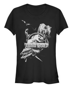 Junior’s Jurassic World Fallen Kingdom Logo Attack T-Shirt