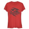 Junior’s Jurassic World Fallen Kingdom Logo Scales Slash T-Shirt
