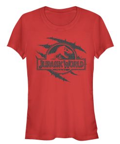 Junior’s Jurassic World Fallen Kingdom Logo Scales Slash T-Shirt