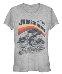 Junior’s Jurassic World Fallen Kingdom Retro Sea Dino T-Shirt