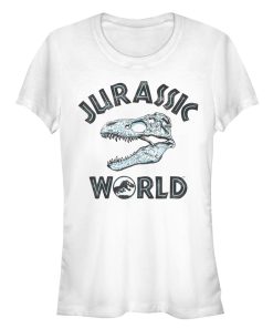 Junior’s Jurassic World Fallen Kingdom Skeleton Logo T-Shirt