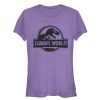 Junior’s Jurassic World Fallen Kingdom Spray Paint Print Logo T-Shirt
