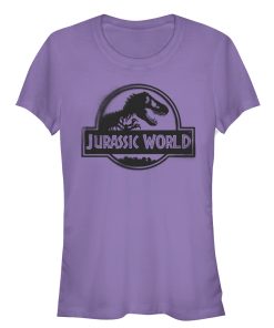 Junior’s Jurassic World Fallen Kingdom Spray Paint Print Logo T-Shirt