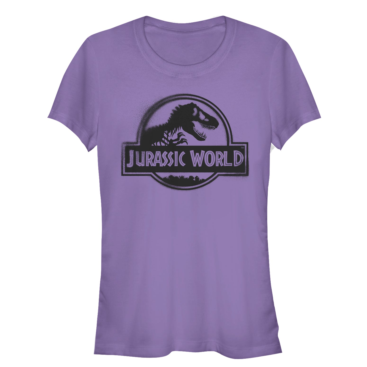 Junior's Jurassic World Fallen Kingdom Spray Paint Print Logo T-Shirt Junior's Jurassic World Fallen Kingdom Spray Paint Print Logo T-Shirt
