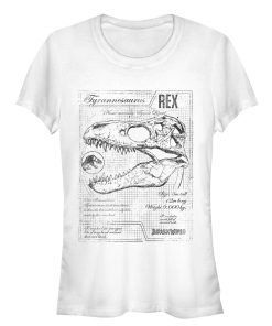 Junior’s Jurassic World Fallen Kingdom T. Rex Schematics T-Shirt