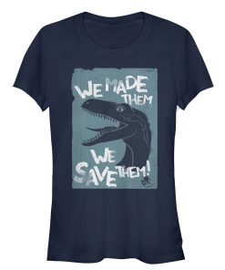 Junior’s Jurassic World Fallen Kingdom We Save Them T-Shirt