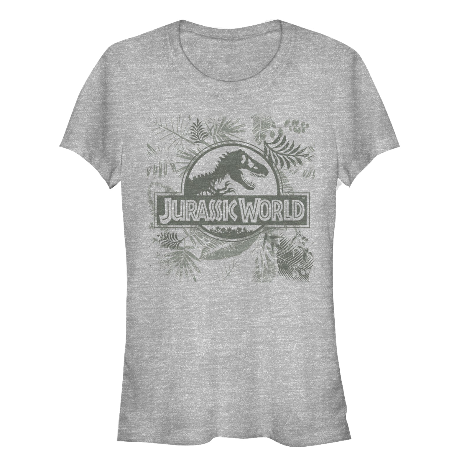 Junior's Jurassic World Fern Leaf Logo T-Shirt Junior's Jurassic World Fern Leaf Logo T-Shirt
