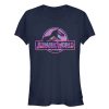Junior’s Jurassic World Geometric Desert Logo T-Shirt