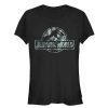 Junior’s Jurassic World Jurassic Worldscale Tropical T. Rex Logo T-Shirt