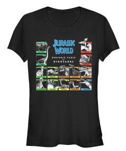 Junior’s Jurassic World Periodic Table of Dinosaurs T-Shirt