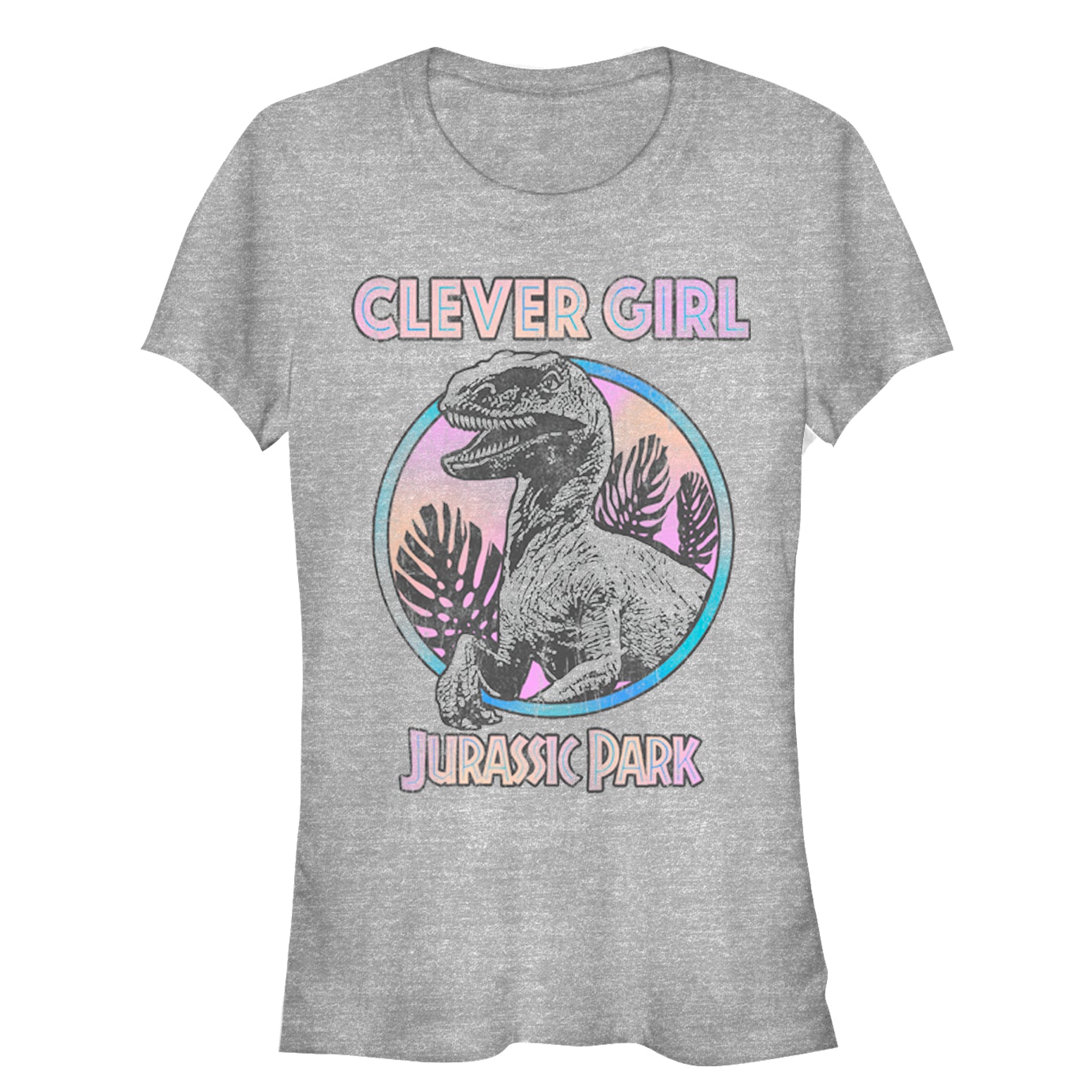 Junior's Jurassic World Retro Clever Girl T-Shirt Junior's Jurassic World Retro Clever Girl T-Shirt