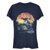 Junior’s Jurassic World Retro Raptor Sunset T-Shirt