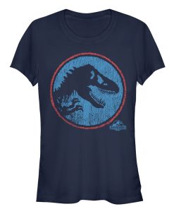 Junior’s Jurassic World Retro T. Rex Circle T-Shirt