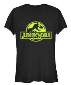 Junior’s Jurassic World Retro T. Rex Logo T-Shirt
